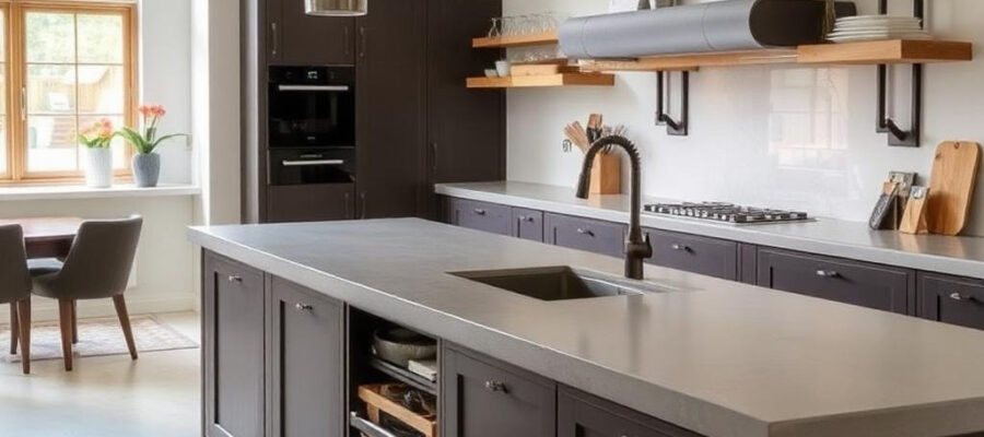 Plan de travail en béton ciré : Quels inconvénients ?