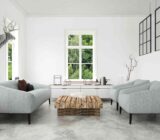 Concrete effect, aged wood, marble: successful coatings